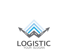logistics logo icon illustration vector design  distribution symbol  delivery of goods  economy  finance