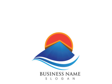 Mountain icon Logo Template Vector illustration design preview picture