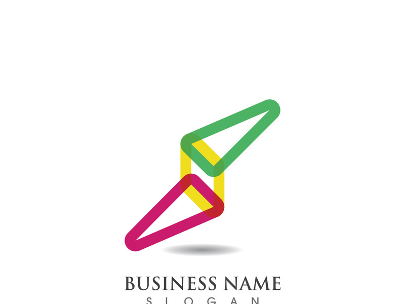 Business corporate S letter logo design vector
