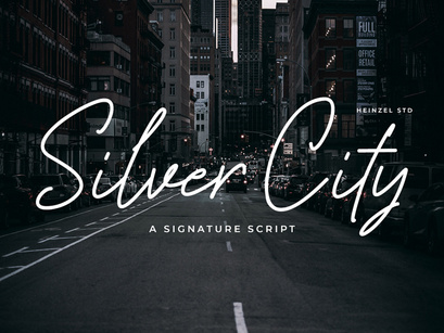 Silver City - Signature Font