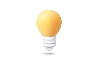3D Business Vector Icon render with blender style