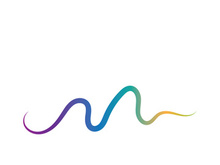 Sound waves vector illustration design template