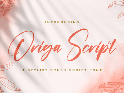 Origa Script - Handwritten Font