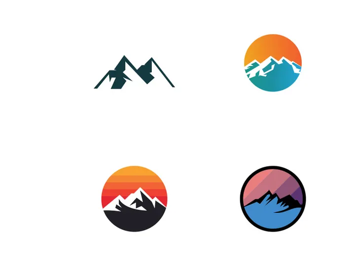 Orange logo design Vector icon illustration design