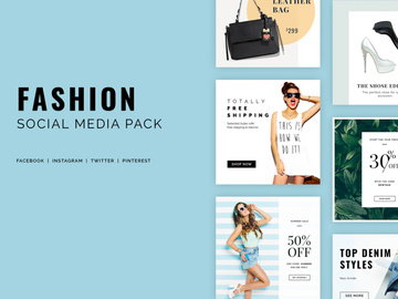 Fashion Social Media Pack preview picture