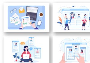 16 Employment Agency Illustration
