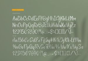 Verdant Botanika | Hand Drawn Script Font Duo