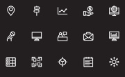 Simple Business Icon Set V4