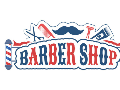 10 Barber Shop Illustration