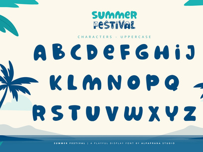 Summer Festival - Playful Display Font