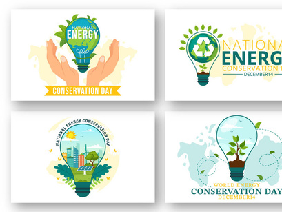 12 National Energy Conservation Day Illustration