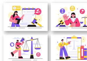 14 Law Firm Services Illustration