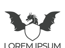 A dragon logo represents strength power and wisdom through a bold mythical creature design.
