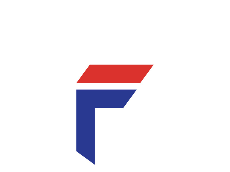 F logo and symbol vector icon app