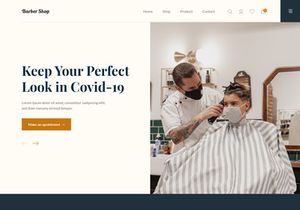 Barber Shop Landing Pages