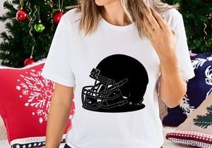 American football helmet illustration in black and white