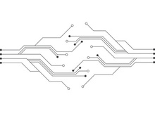 Circuit vector illustration design