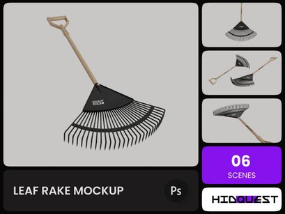 Leaf Rake Mockup