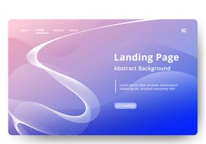 Asbtract background Landing page template vol 1