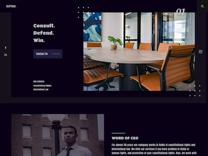 Lex Prime - Attorney & Lawyer HTML Web Template