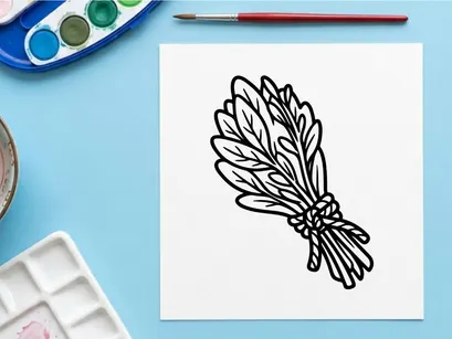  Vassoura de bruxa desenhada à mão com cerdas voadoras. Ferramenta mágica de limpeza no estilo vetorial para comemorações assustadoras e decoração de fantasia.