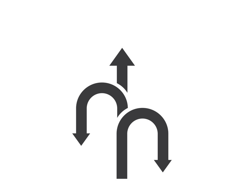 Way vector icon illustration design template