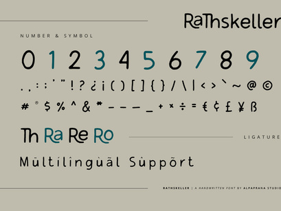 Rathskeller - Handwritten Font