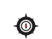 Compass logo template vector icon illustration design