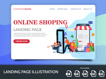 Landing Page Illustration 41 preview picture