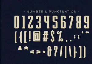 Varsity Holiday - Condensed Slab Serif