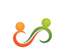 infinity people  family and community logo vector