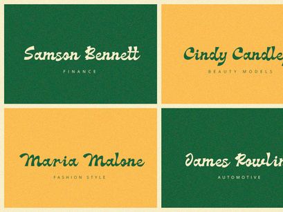 Meadow - Groove Script Font