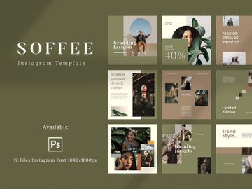 Instagram Template - Soffee  Fashion Post preview picture