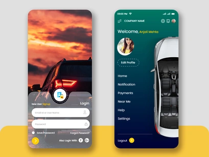 Cars Portal or Buy and Sell Cars Store Mobile App UI Kit
