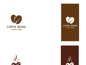 Premium coffee bean logo design. preview picture