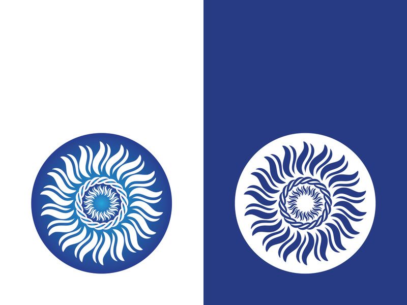 vortex vector illustration icon logo template design