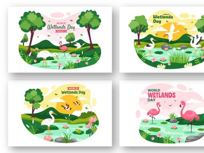 12 World Wetlands Day Illustration