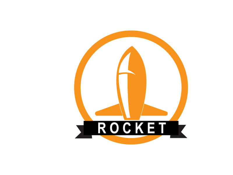 Rocket Logo Design, space exploration vehicle