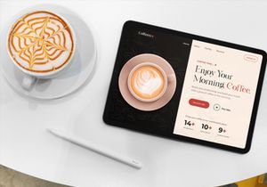 Coffee Shop - Web Header Design