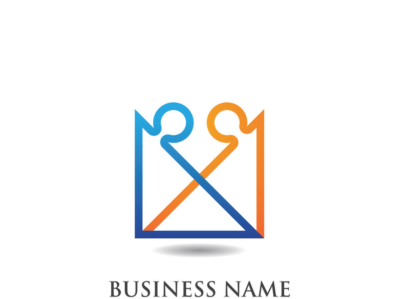 Human character logo sign illustration vector design