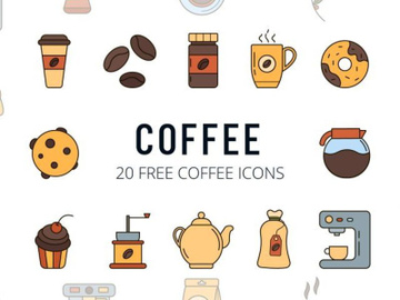 Coffee Vector Free Icon Set preview picture
