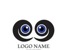 Branding identity corporate eye care vector logo design