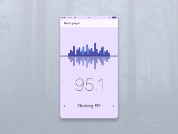 Radio App UI preview picture