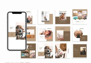 Instagram Template - Ngelencer Post & Stories