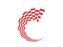 flag template logo and symbol vectors