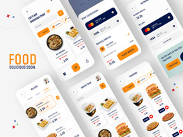 Food App UI Kits - Light preview picture