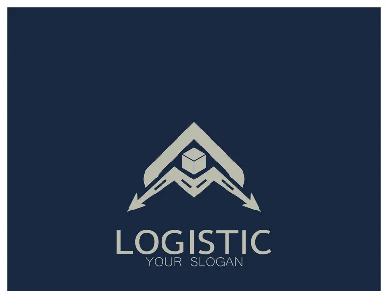 logistics logo icon illustration vector design  distribution symbol  delivery of goods  economy  finance