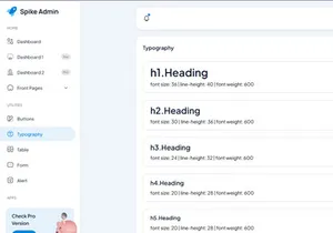 Spike Free React Tailwind Admin Template