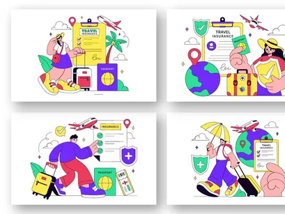 10 Travel Insurance Illustration
