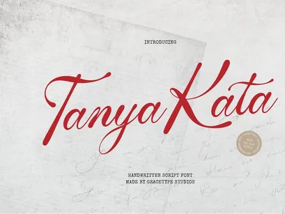 Tanya Kata | Handwritten Script